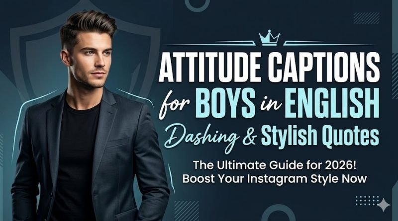 Attitude Captions for Boys in English – Dashing & Stylish Quotes