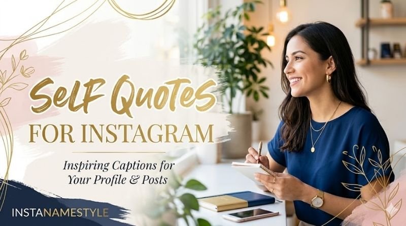 Self Quotes for Instagram – Captions About Self Worth & Love (2026 Guide)
