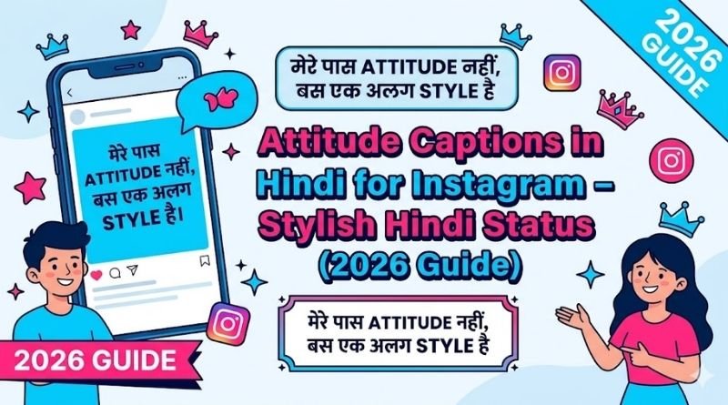 Attitude Captions in Hindi for Instagram – Stylish Hindi Status (2026 Guide)