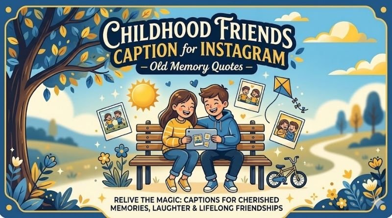 Childhood Friends Caption for Instagram – 150+ Old Memory Quotes That Hit Different in 2026