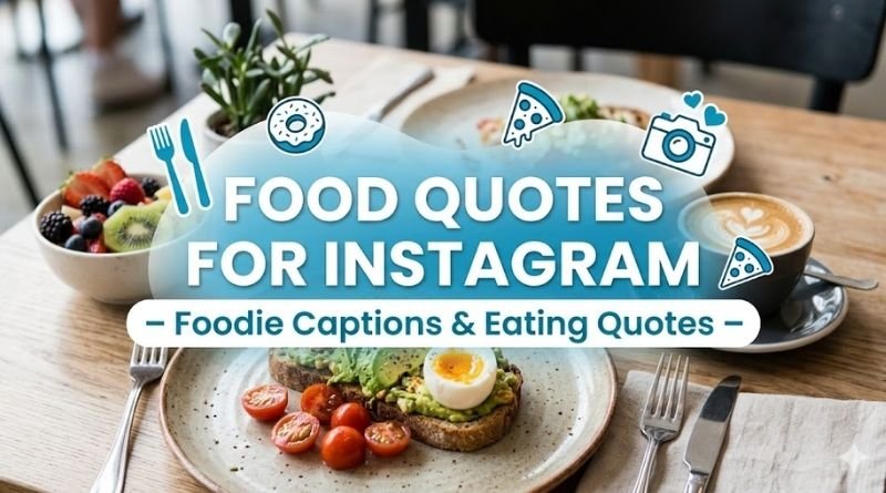 Food Quotes for Instagram – 100+ Irresistible Foodie Captions & Eating Quotes (2026)