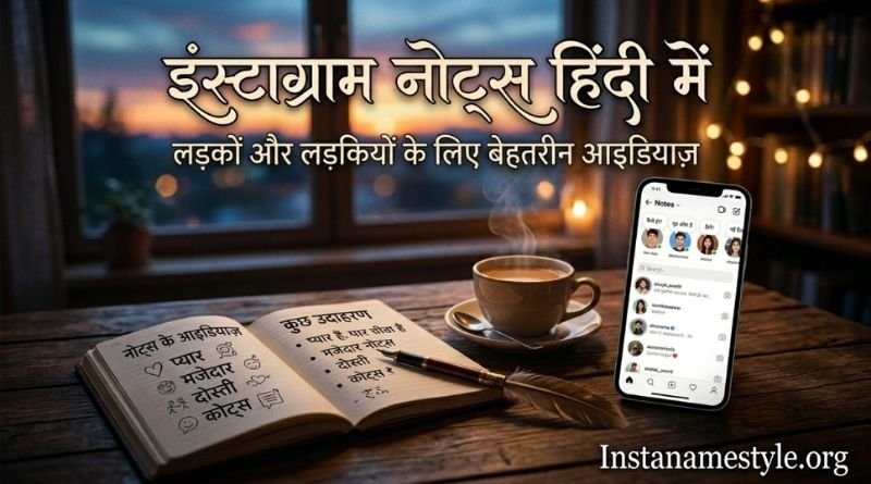 Instagram Notes in Hindi – 100+ Best Insta Note Ideas for Boys & Girls (2026)