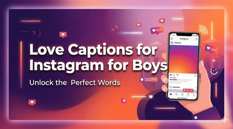 Love Captions for Instagram for Boys – Romantic & Sweet Quotes (2026 Edition)