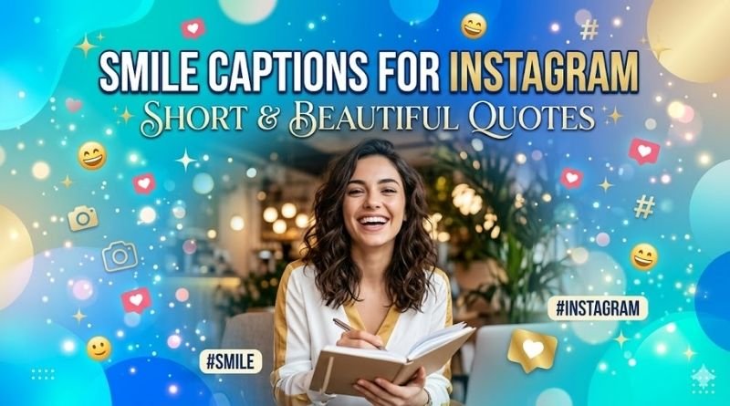 Smile Captions for Instagram – Short & Beautiful Quotes