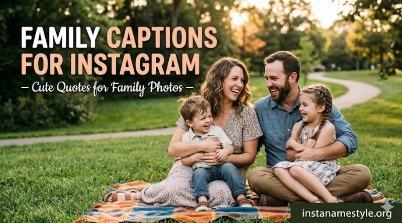 Family Captions for Instagram – Cute Quotes for Family Photos